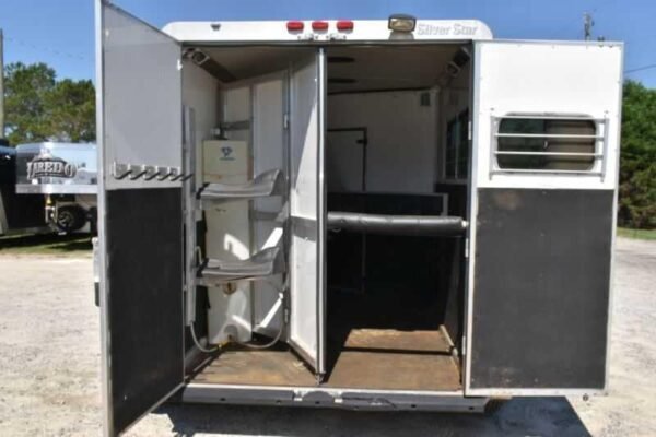 Used 2005 Silver Star 2HGNLQ 2 Horse Trailer with 4′ Short Wall - Image 18