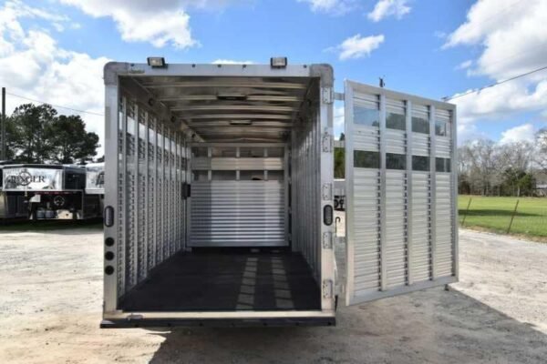 2018 Lakota Charger LQ Stock Trailer with 9′ Short Wall - Image 28