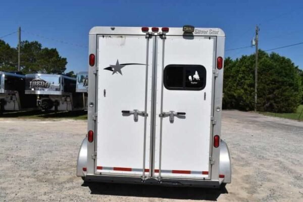 Used 2005 Silver Star 2HGNLQ 2 Horse Trailer with 4′ Short Wall - Image 16