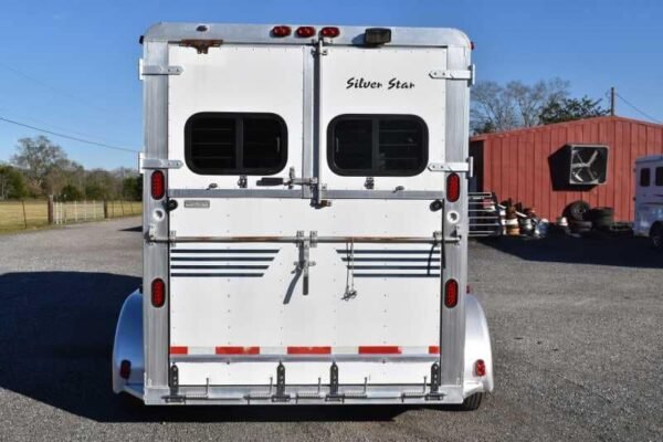 Used 1998 Silver Star 2HGN 2 Horse Trailer with 6′ Short Wall - Image 10