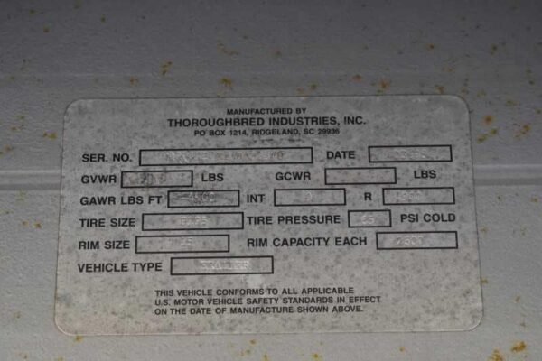 Used 1998 Silver Star 2HGN 2 Horse Trailer with 6′ Short Wall - Image 17